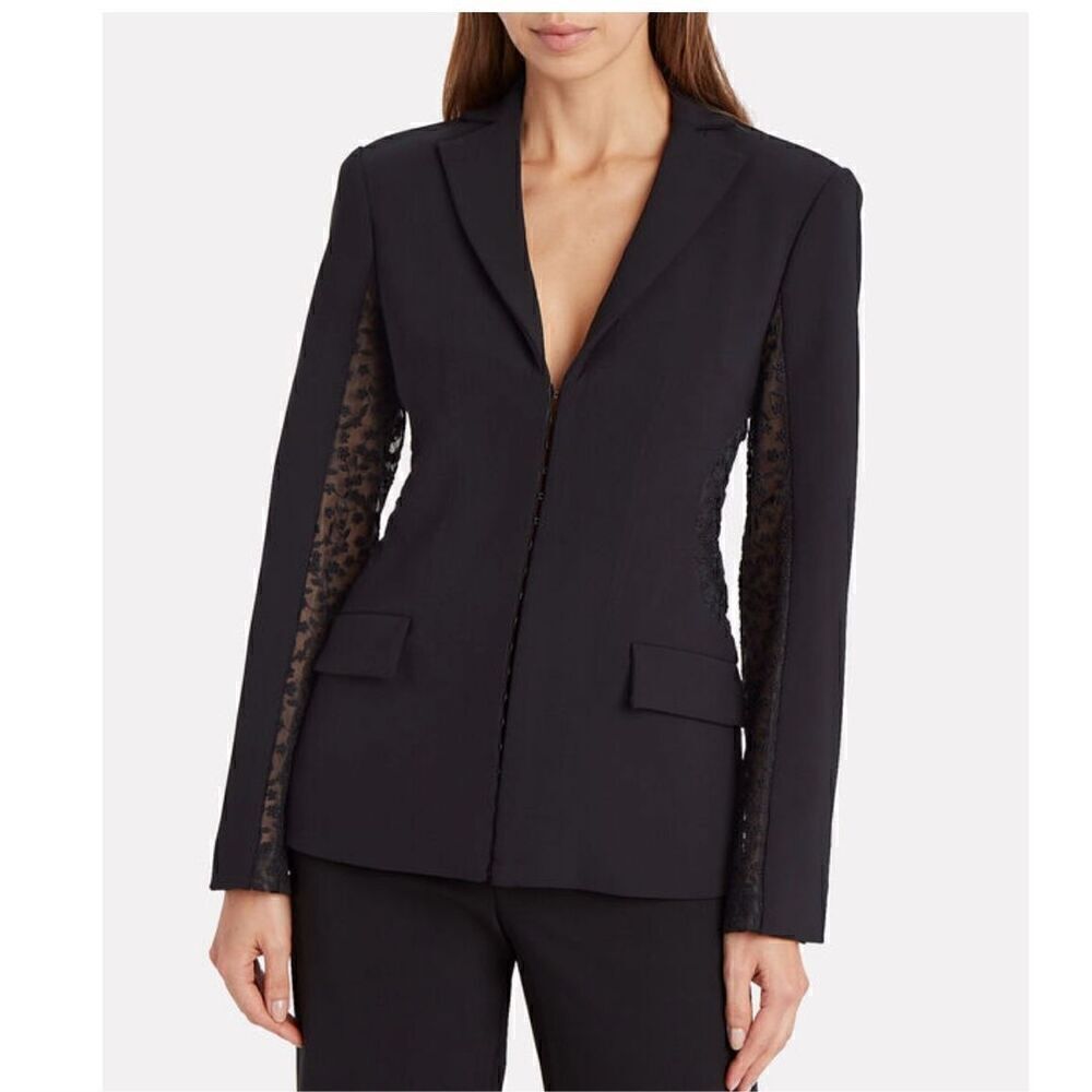 Alexis Amarita Lace inset Blazer black L